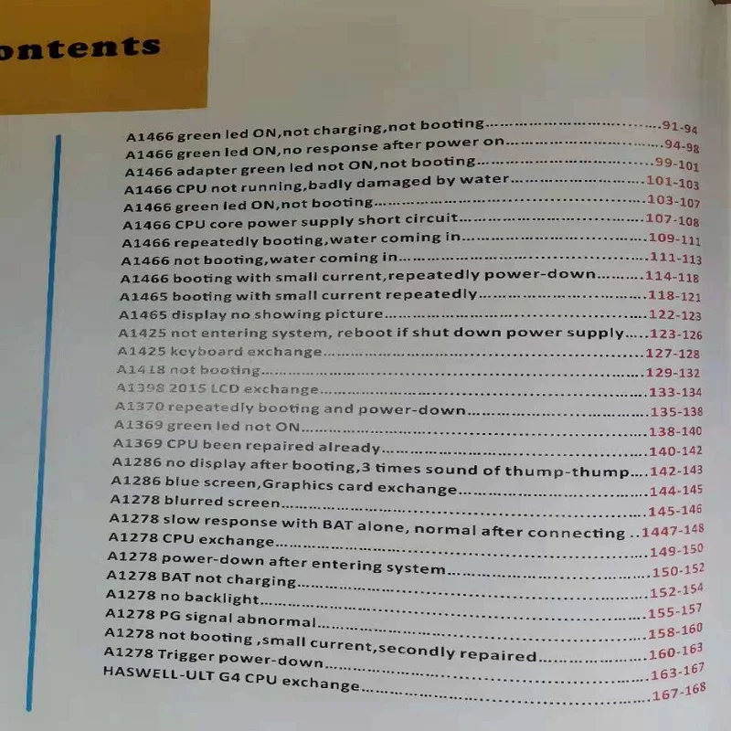 MasterXu Macbook Repair Book In English 820-00239-09 LPC_AD Signal Problem
