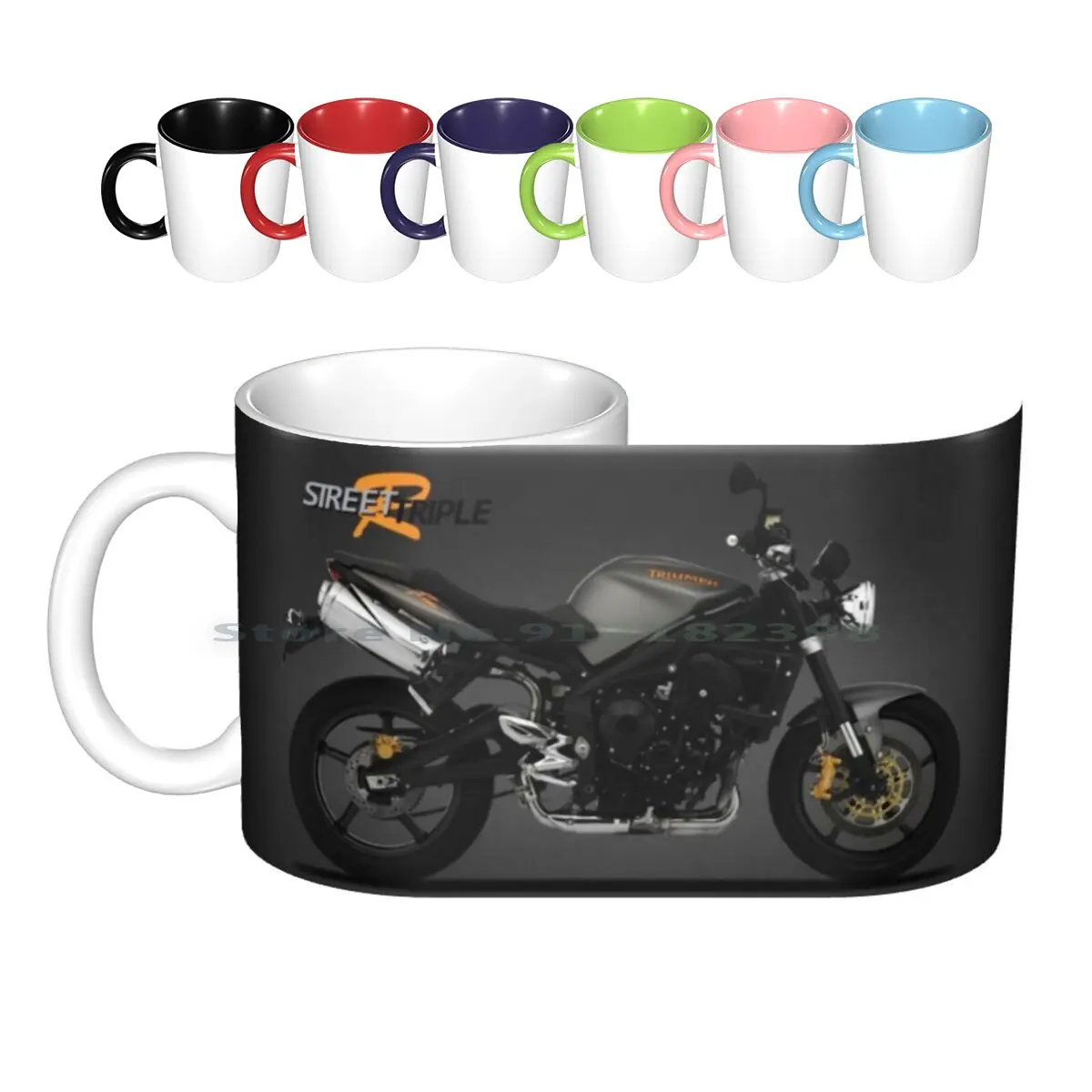 The Street Triple R Ceramic Mugs Coffee Cups Milk Tea Mug Street Triple R Street Triple R Motorcycle Motorcycle Motorcycle