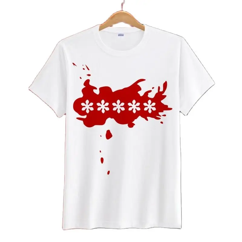 Unisex Anime Cos Futaba Sakura Cosplay Costume Cotton Casual Short T-Shirt Tee