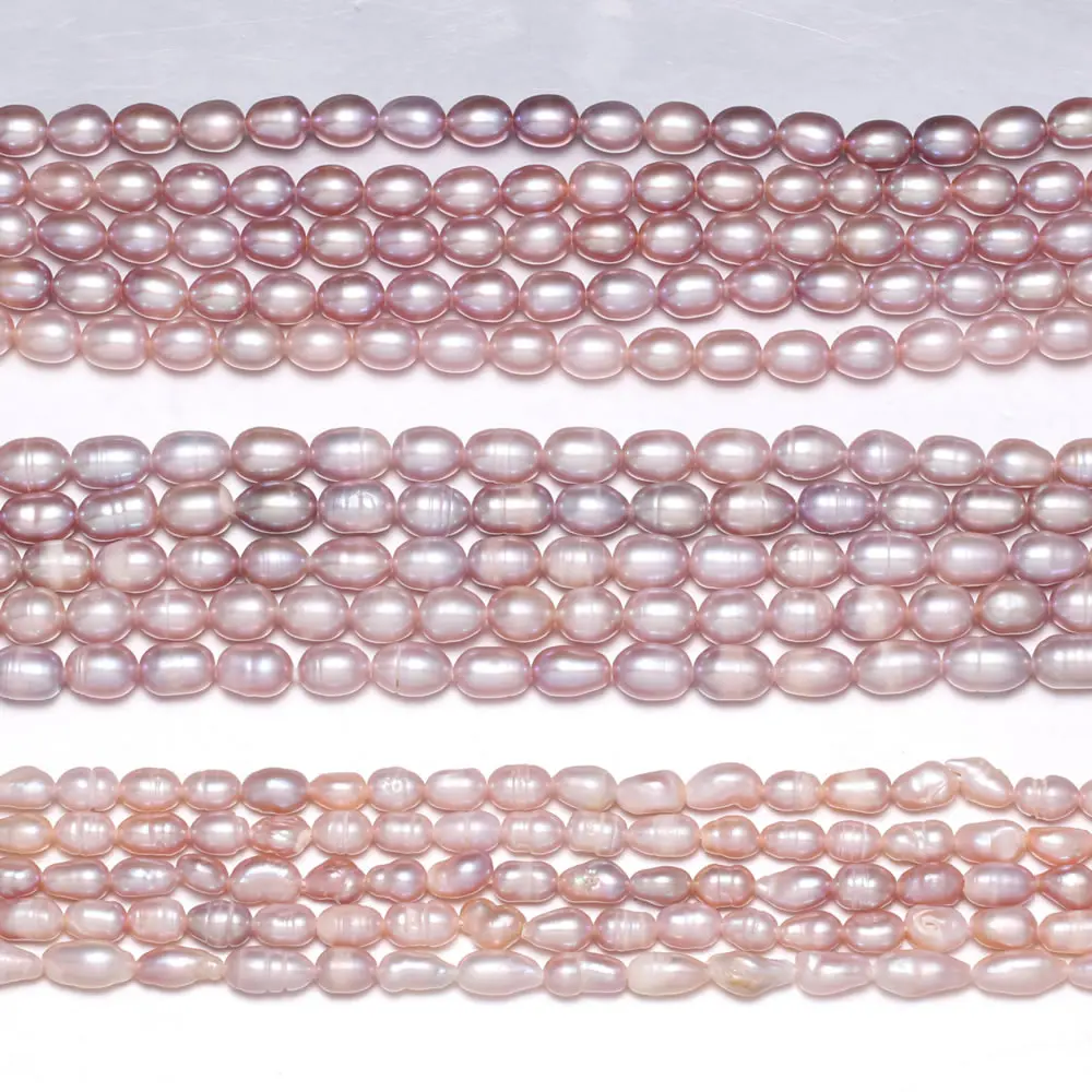5-6mm Natural Freshwater Pearl Beads Irregular Cultured Pearls Loose Spacer Beads Making DIY Elegant Necklace Bracelet Jewelry