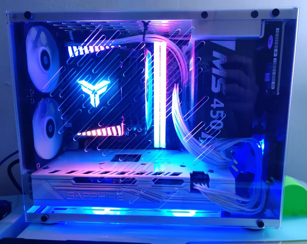 A4 aluminum alloy mini case ITX small game computer chassis support Graphics card pc case SFX