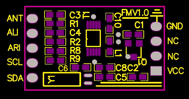 QN8027 moduł nadajnika FM 76MHZ-108MHz transmisja bezprzewodowa audio moduł RDS stereo