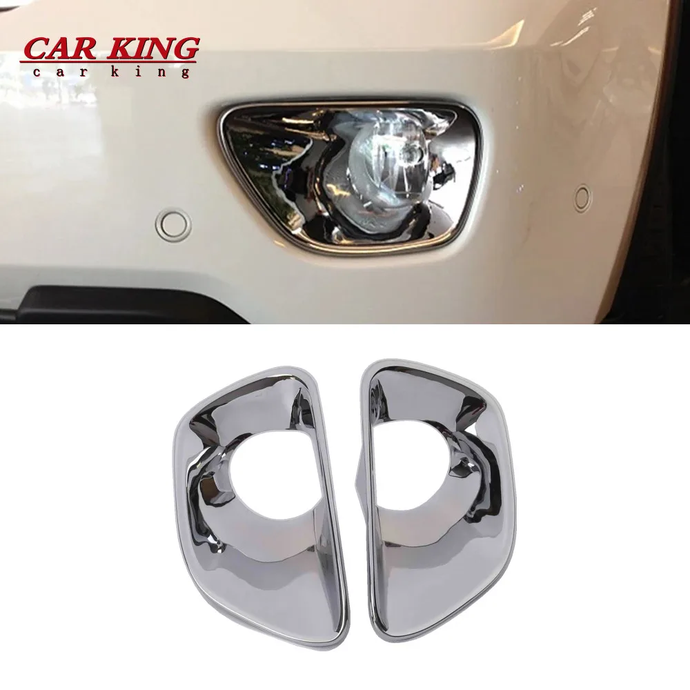 

For Jeep Grand Cherokee 2011 2012 2013 Chrome Front Fog Light Lamp Foglight Trim Cover Car Styling Sticker Accessories Protector