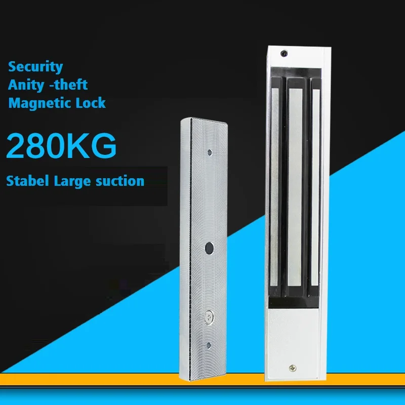 

DC12V Galvanizing Magnetic Lock With 280Kgs(600LBS) Pulling Force Combination Door Gate Using