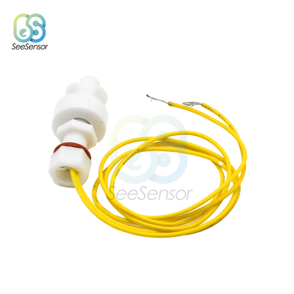 Normally Closed Low Pressure Float Switch ZP2508 Mini PP Tank Pool Water Liquid Level Sensor Vertical Float Switches 220V