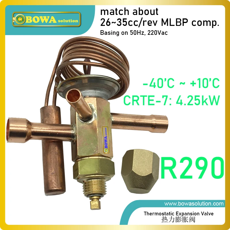 

4.2kW R290 TEV/TXV/TX does not vary the temperature inside the evaporator as its name may suggest in refrigeration systems