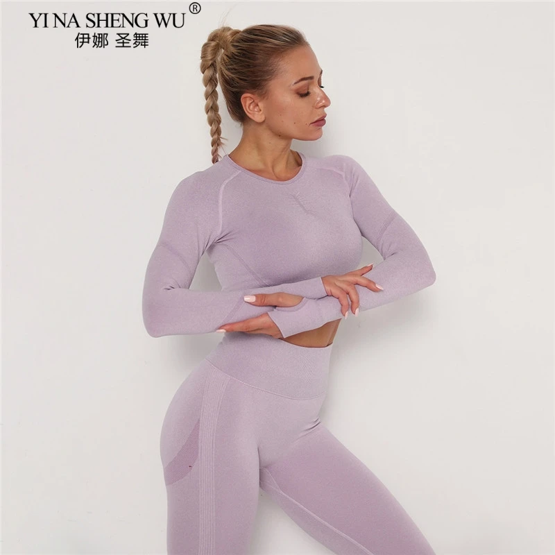 Combinazione singola gratuita pantaloni da Yoga senza cuciture allenamento da donna abbigliamento sportivo abbigliamento da palestra ciclismo