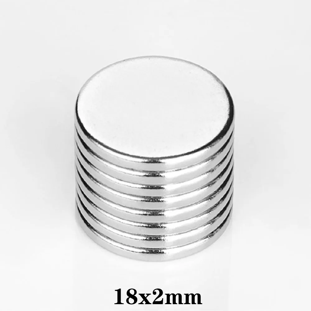 18x2 Thin Neodymium Magnet Strong 12mmx2mm Powerful Magnets 15x2mm Permanent Small Round Magnet 16*2