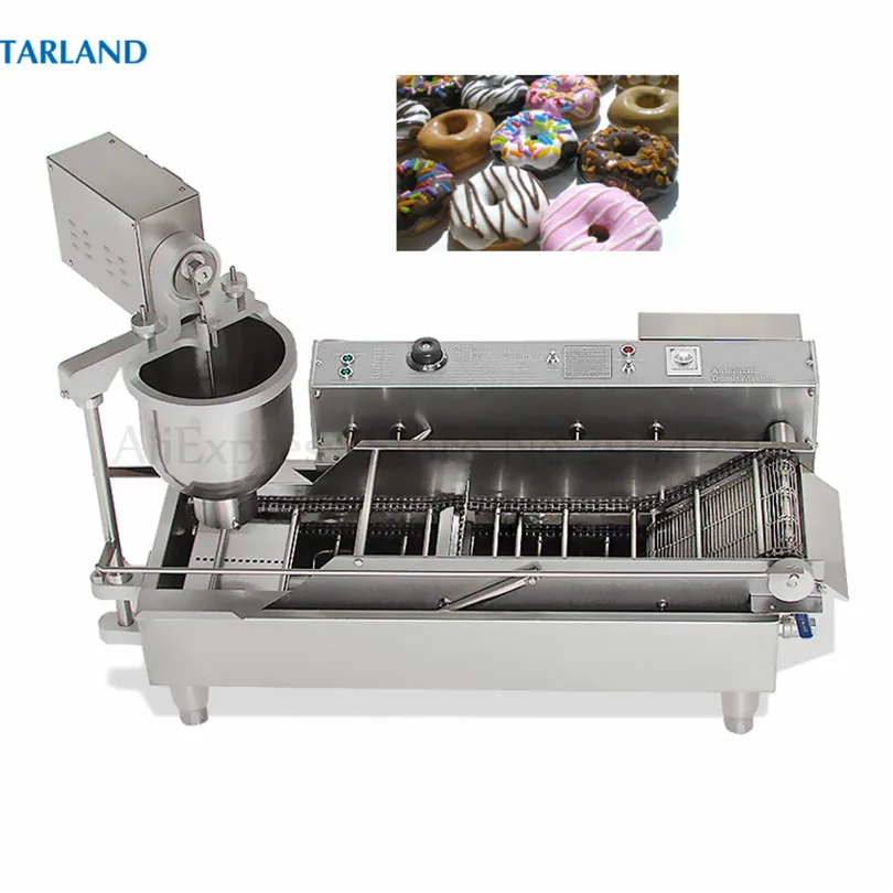 Commercial Donut Fryer Machine 3 Donut Moulds Electric Donuts Maker High Productivity Doughnut  Euipment 220V/110V