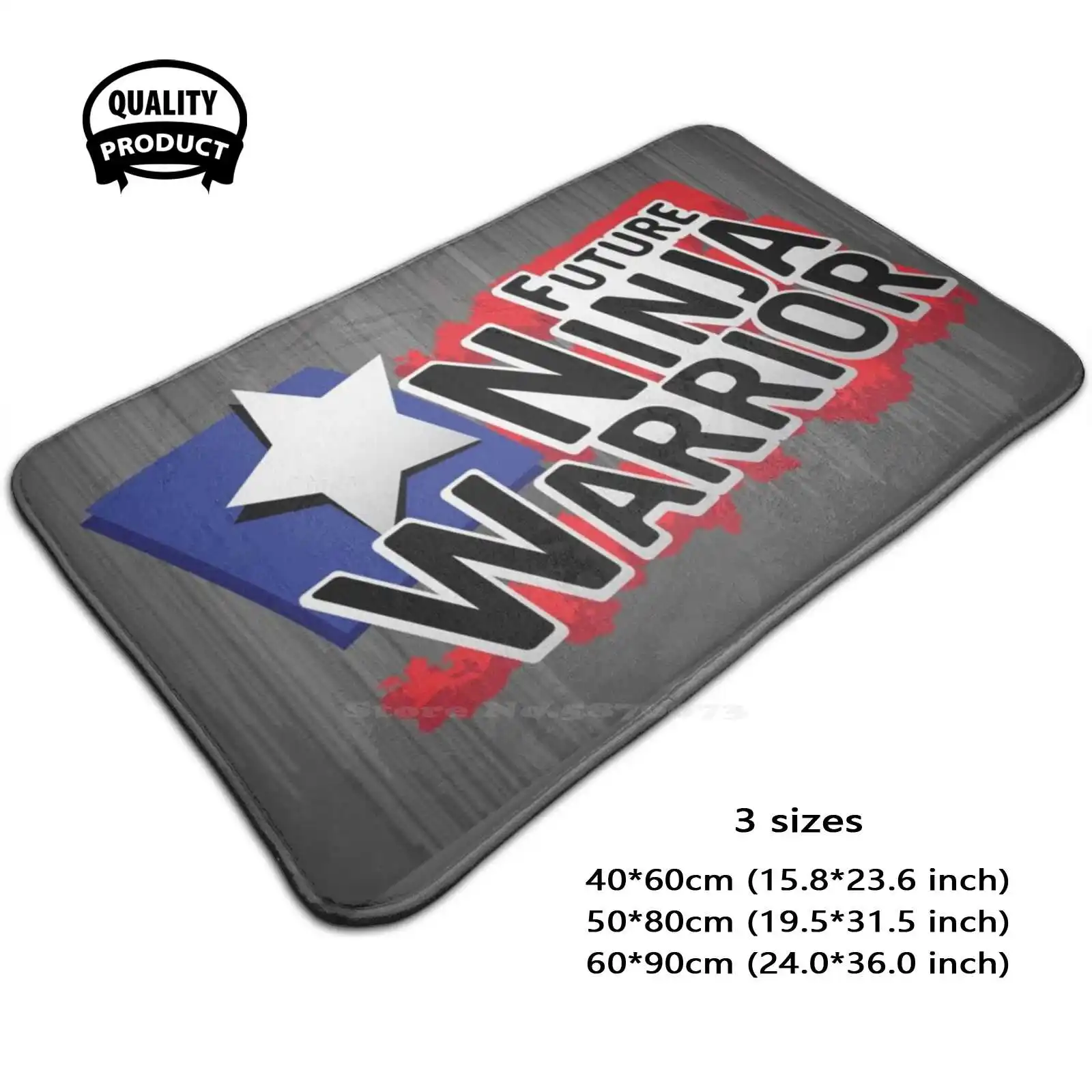 Future Warrior Soft Cushion Home Carpet Door Mat Car Rug American Warrior Anw Sasuke Athlete Parkour Obstacle Course Fitness