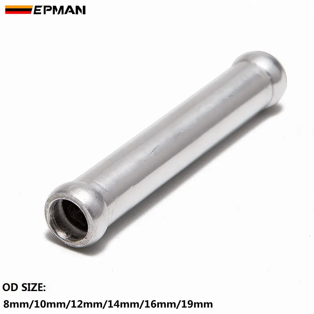 EPMAN Straight Aluminum Intercooler Intake Turbo Pipe OD 8mm/10mm/12mm/14mm/16mm/19mm x L: 3