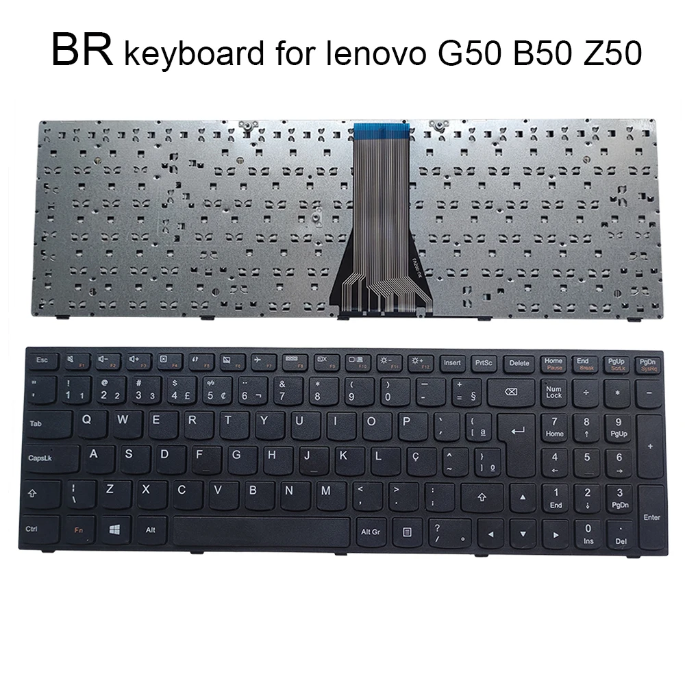 

G50 Computer Brazilian Keyboard Brazil for Lenovo IdeaPad G50-70 G50-45 B50-30 45 B50-70 Z50-70 Z50 75 laptops qwerty keyboards