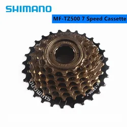 Shimano Bicycles Freewheel MF-TZ500 7 Speed Cassette Freewheel 14-28T/14-34T For MTB Cycling Bike Bicycle Update From TZ21