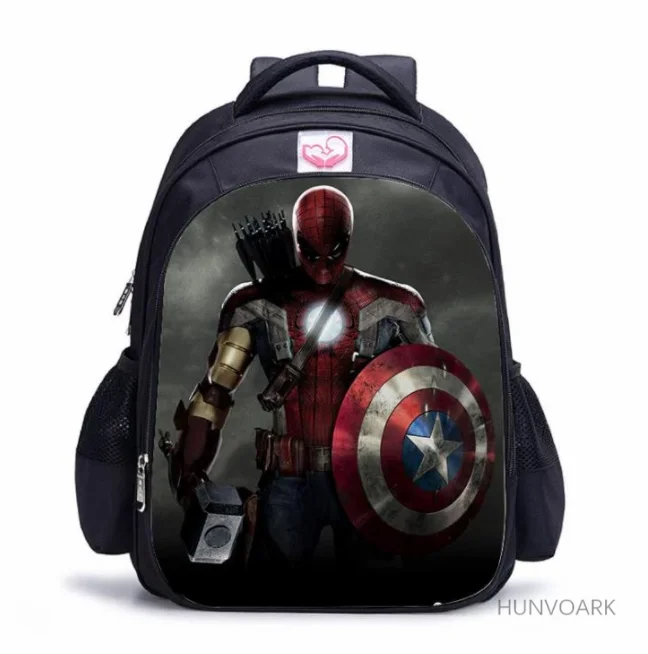 Avengers Infinity War Backpack Thanos Black Panther Printing Cartoon Children School Bags Boys Teenage Capacity Girls Mochilas