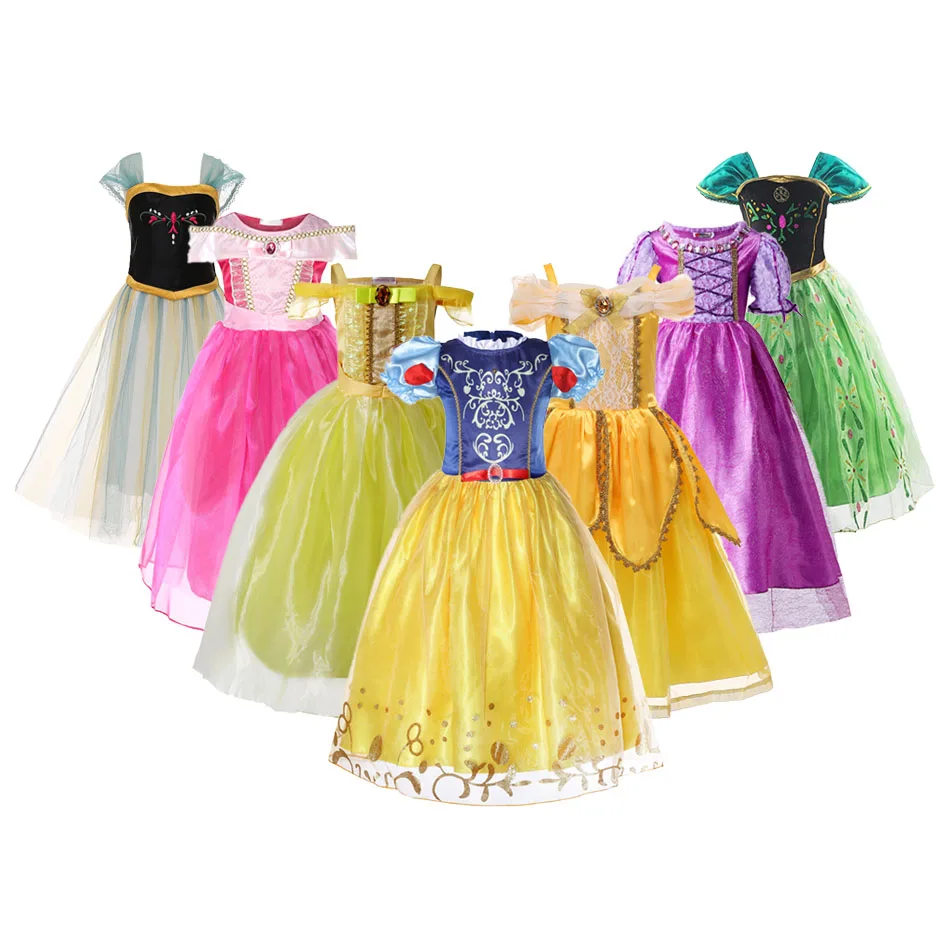 

Christmas Girls Princess Dress Halloween Costume Birthday Party Clothing for Children Kids Vestidos Robe Fille Girls Fancy Dress