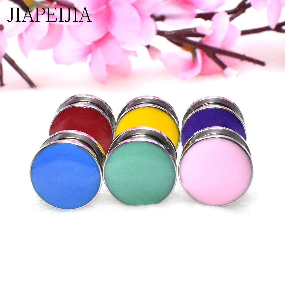 3-30mm Stainless Steel Ear Gauges Tunnels and Plug Pure Color Ear Expander Studs Stretching Body Piercing Jewelry