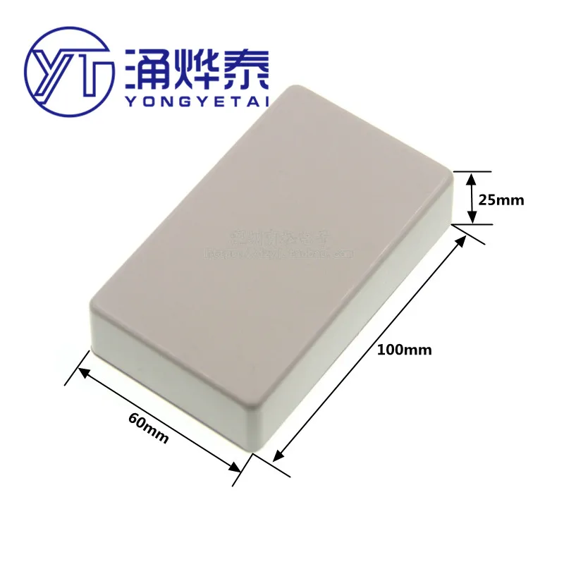 YYT Plastic case 100X60X25mm Electronic component junction box. Power meter box Module installation box 100*60*25mm