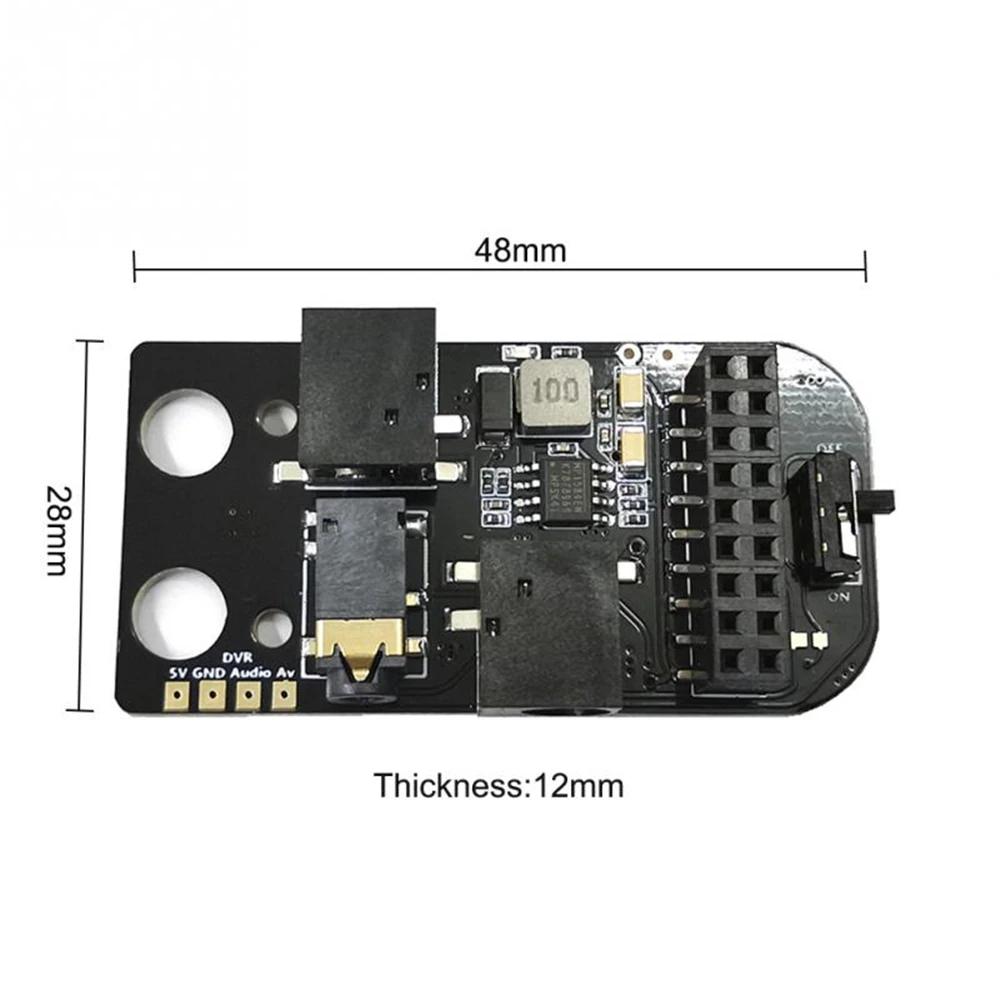 5.8G RX PORT 3.0 Analogowy przenośny trwały moduł odbiornika do gogli DJI FPV