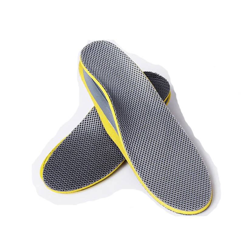 Unisex Sweat Deodorant Damping Arch Support Shoe Insoles Insert Cushion for Men Women Wear-resistant  Breathable Gel Insole