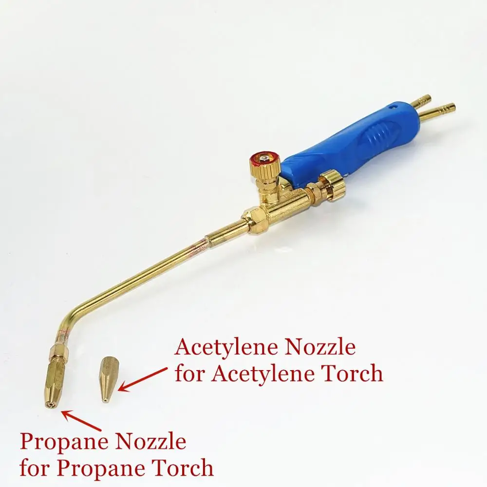 Mini Gas Brazing Torch H01-2 Oxygen Propane Gas Natural Coal Gas LPG for Weld Braze Solder Steel Copper Aluminum Silver