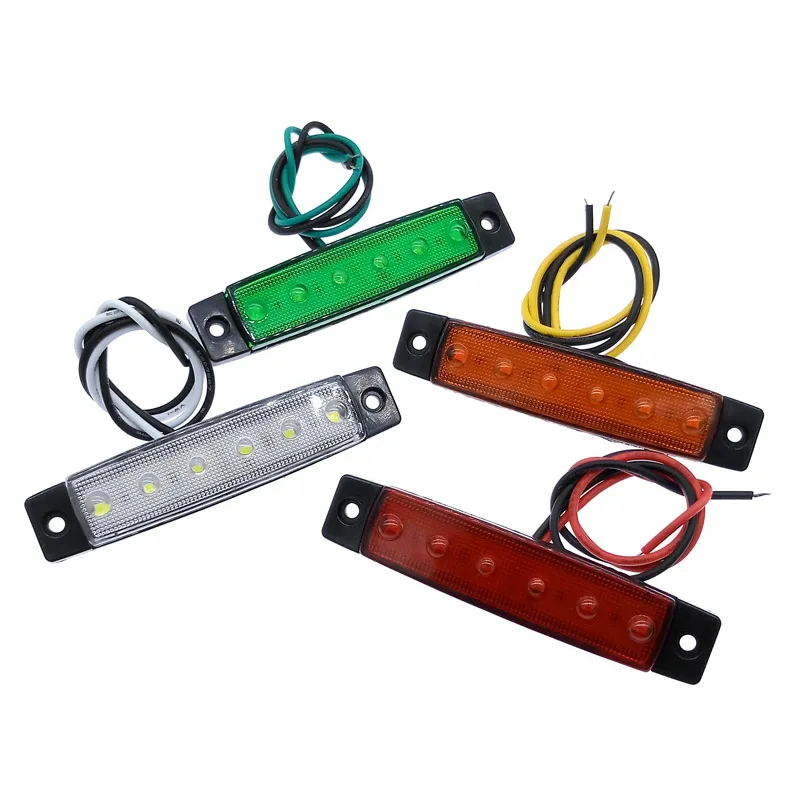 10pcs 12V 24V LED Indicator Light For Cars Trucks Trailers Clearance Lamp lights For Trailer Boat Indicator light