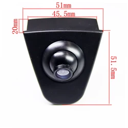 HD CCD Car Front View Logo Camera For Honda CIVIC Accord CRV Odyssey XR-V Crosstour Fit City Parking