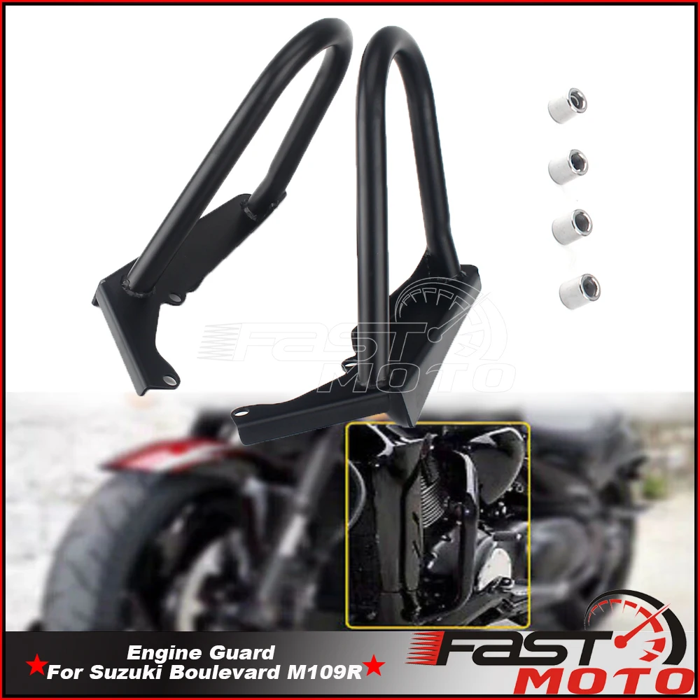 

Motorcycle Engine Guard For Suzuki Boulevard M109R M109 R 06-2014 Black Motorbike Frame Engine Crash Bar Protector Guard Bumper