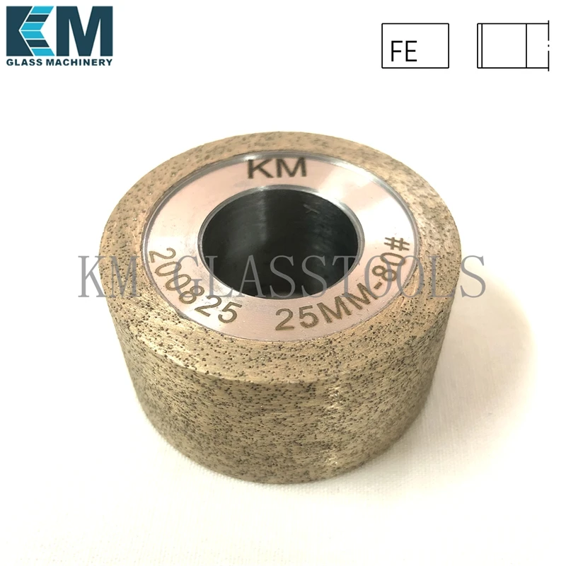 Free Shipping! KM 50x22xFE12/15/19/25mm Flat edge (1A1)Peripheral Daimond wheels For glass grinding machine,Customized products