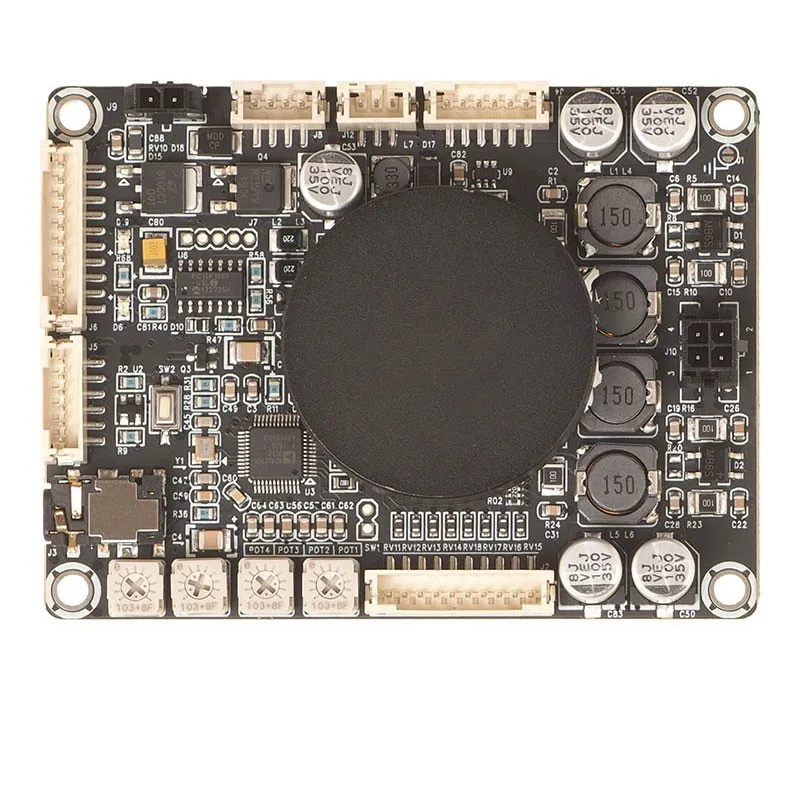 TZT Wondom 2X50W Class D Bảng Mạch Khuếch Đại JAB3 DSP Điện Tử Đeo Chéo Cho Sigmastudio Lập Trình