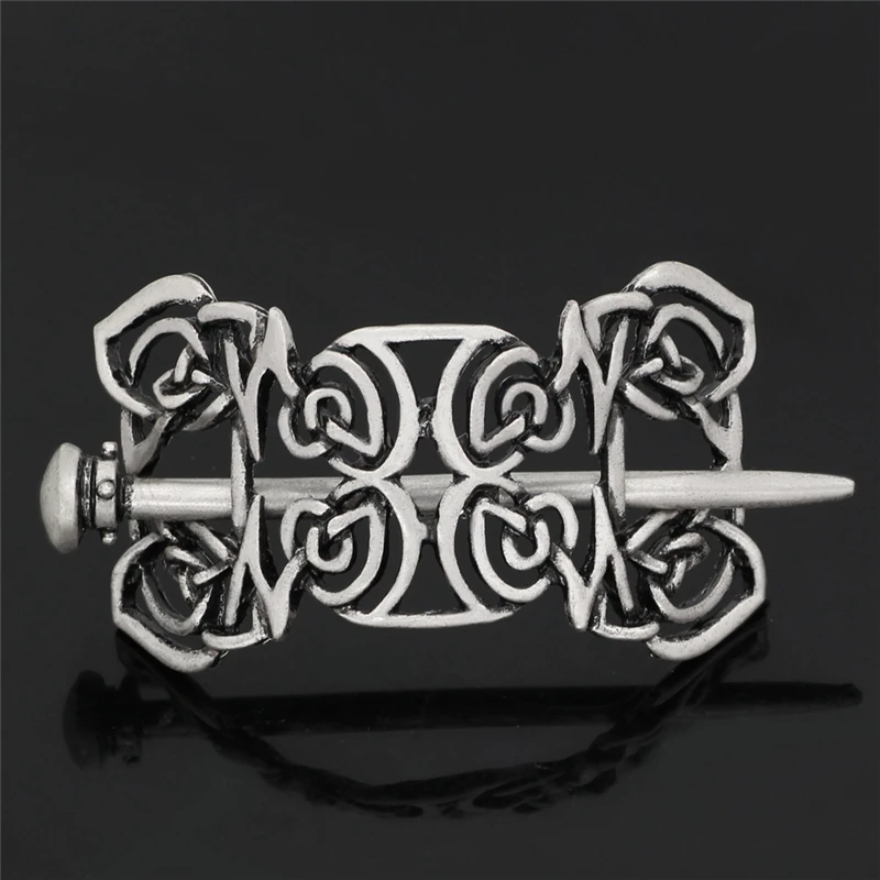 Irish Vintage Tiaras Hair Accessories Women Nordic Viking Charm Hairpin High-Quality Metal Fashion Jewelry Party Gifts Wholesale - view 4
