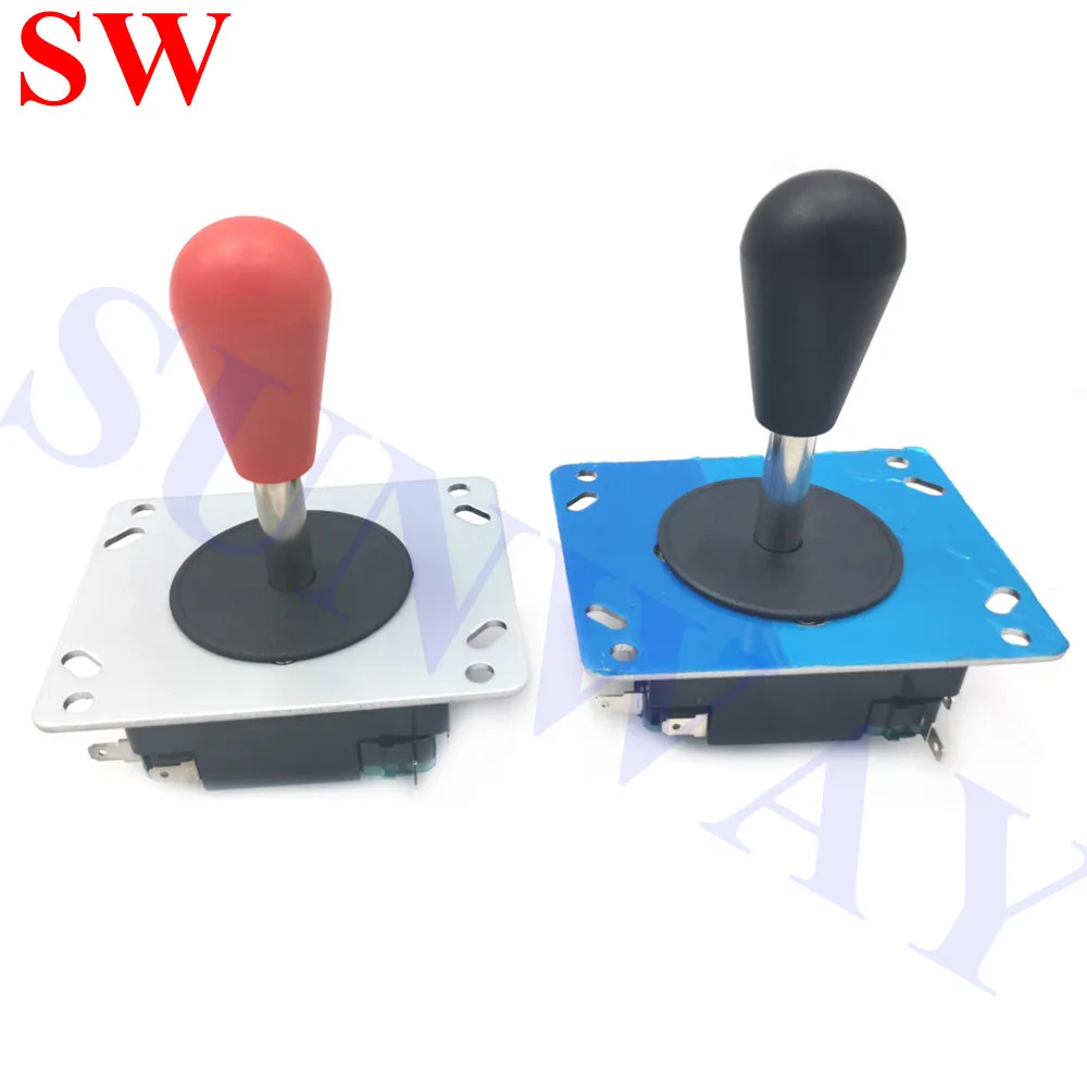 2PCS/Lot American Joystick Fighting  bat top Stick for Game Video Arcade 4/8 Way Adjustable Joystick BL oval balltop joystick