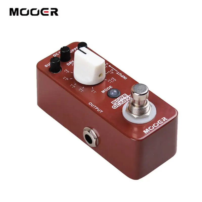 

Mooer Moc1 Pure Octave Pedal Guitar Processor for Electric Guitar Accessories Polyphonic Octave Effect Pedal 11 Octave Modes