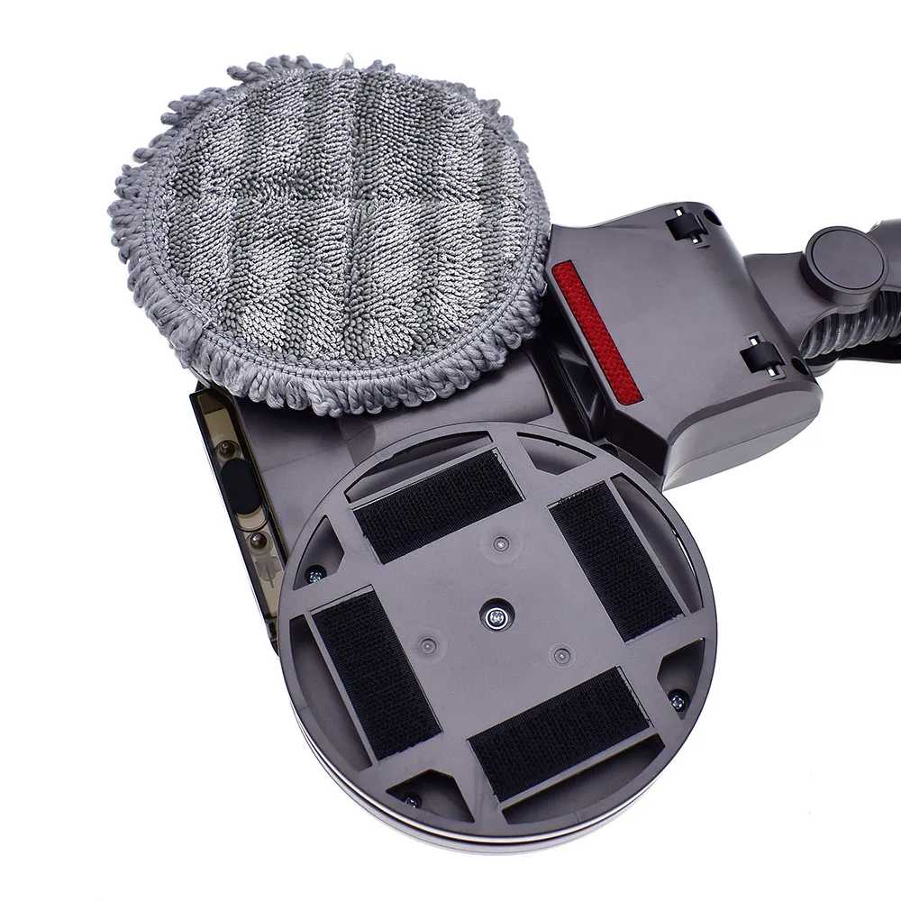 A cabeça seca molhada elétrica de esfregar compatível com dyson v7 v8 v10 v11 peças substituíveis com o tanque de água mop cabeça almofadas mop copo de água