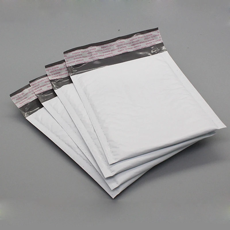 50Pcs Groothandel Bubble Zakken Zilvergrijs Bubble Mailers Grote Verzending Mailing Tas Gewatteerde Poly Mailer Business Supplies