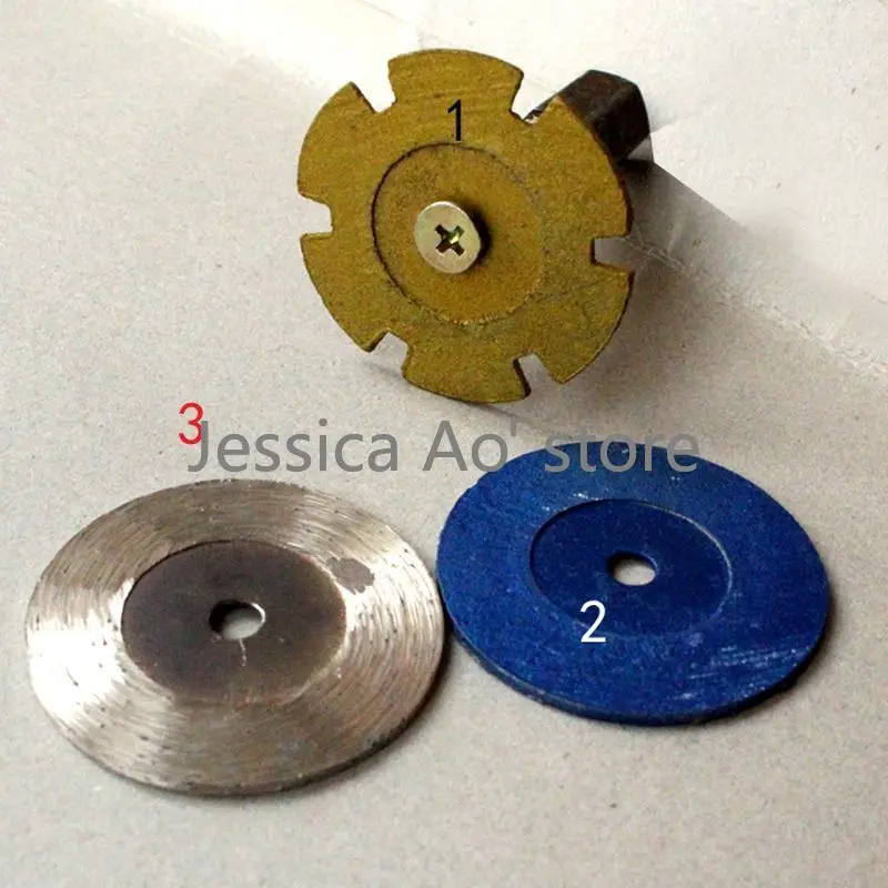 6pcs 40-60mm lama diamantata intera disco da taglio piccolo per smerigliatrici utensili per intaglio della pietra taglierine per lame in marmo per calcestruzzo