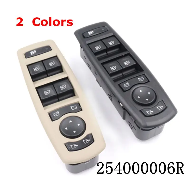 2Colors Car Power Window Switch 254000006R 25400-0006R Fit For Renault Fluence LZ 1.5 DCI 2010 Auto Parts High Quality