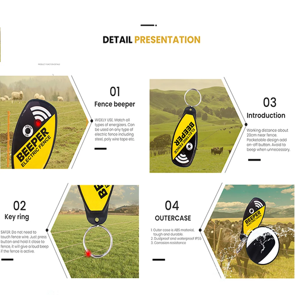 Electric Fence Beeper with on-Off Button for Electric Fence