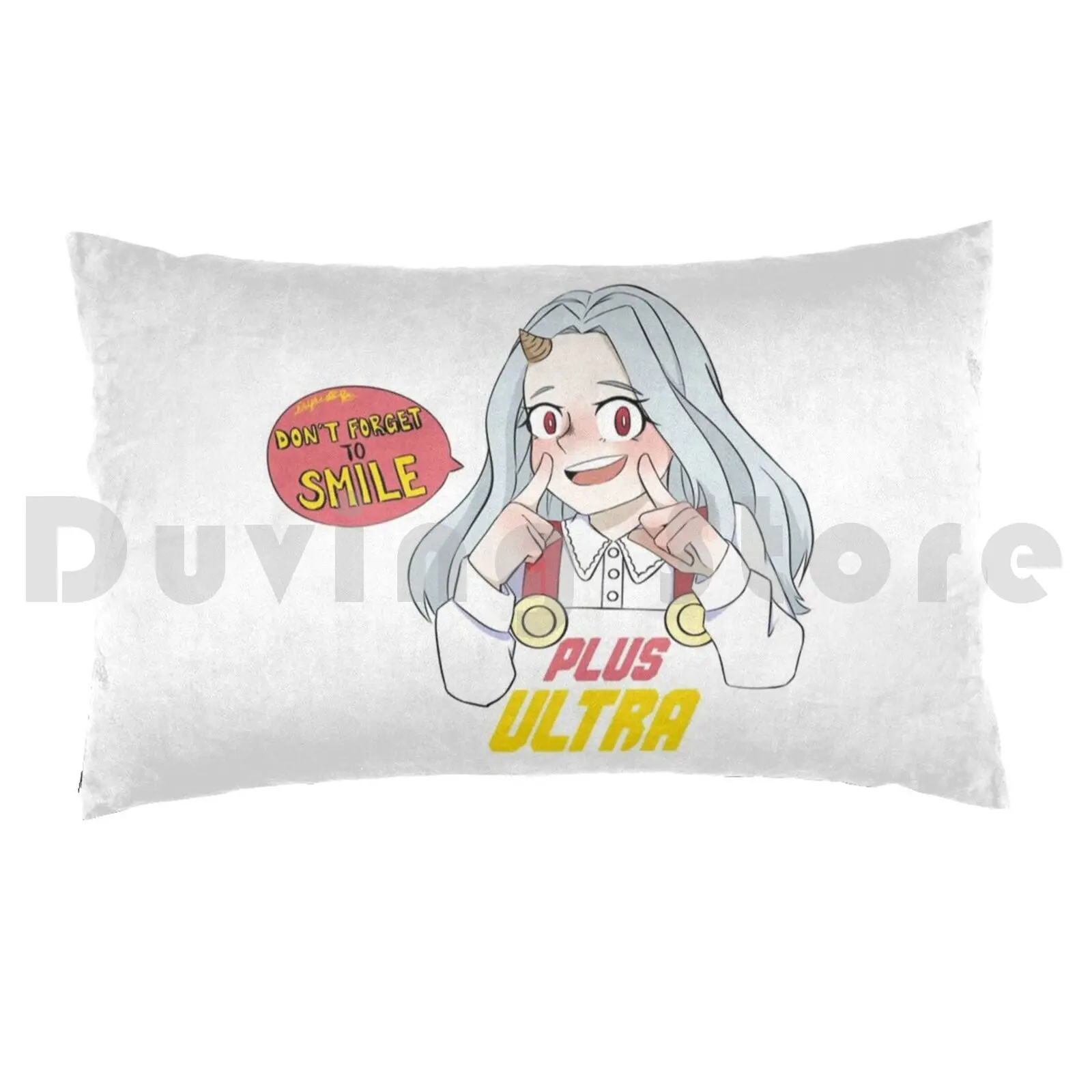 Plus Ultra Eri Pillow Case Printed 50x75 Bnha Mha Boku No Hero Academia Plus Ultra Encouragement Encouraging