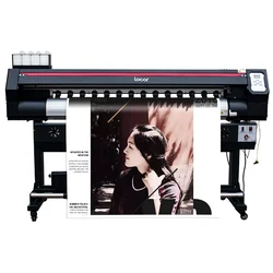 Indoor digital printing machine 180cm Locor high speed large format printer 6feet  free shipping industrial plotter