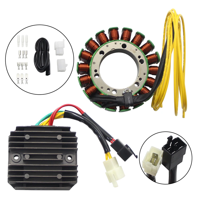 

Motorcycle Magneto Stator Coil +Voltage Regulator Rectifier For Honda VFR750F Interceptor 1986 1987 1988 1989 VFR700 1986-1987