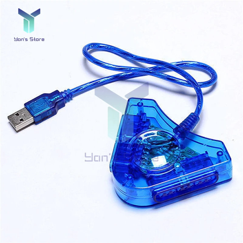 USB2.0 PS2 to PC Interface Adapter Cable For PS2 to PC USB Controller Dual Playstation 2PC USB Joypad Game Controller