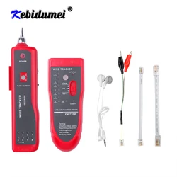 New RJ11 RJ45 Cat5 Cat6 Telephone Wire Tracker Tracer Toner Ethernet LAN Network Cable Tester Detector Line Finder Red Color