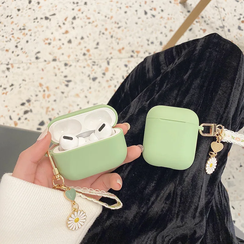 Lovely Flower Cover For AirPods 2 1 Case Protective Shell Soft Silicone Earphone Case For Apple AirPods Pro 3 2021 Headset Cases