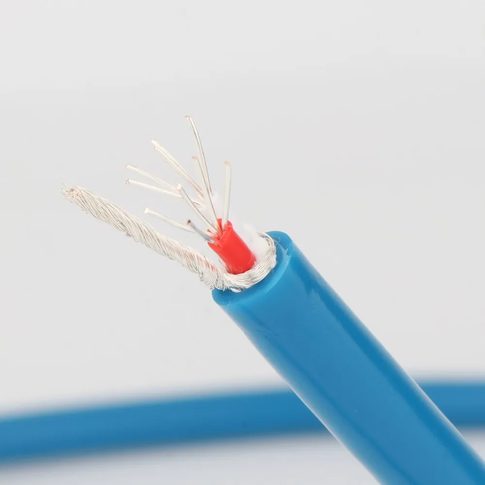 Preffair X405 OFC versilbertes 2-adriges Verbindungskabel Audiokabel Großkabel Hifi DIY RCA/XLR Kabel Draht Audiophile – Detail 7