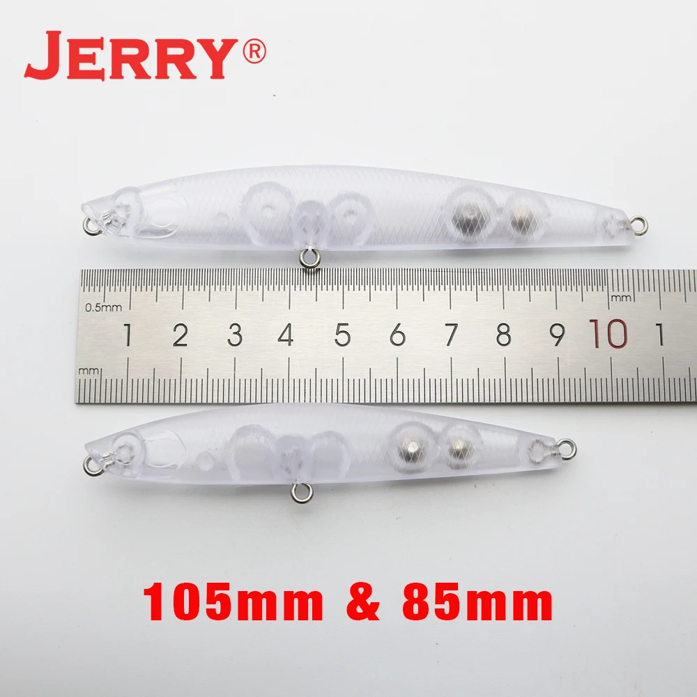 Jerry Blade Blank Body Unpainted Lure Floating Topwater Ultralight Hard Baits 10pcs Pencil Plastic Fishing Tackle