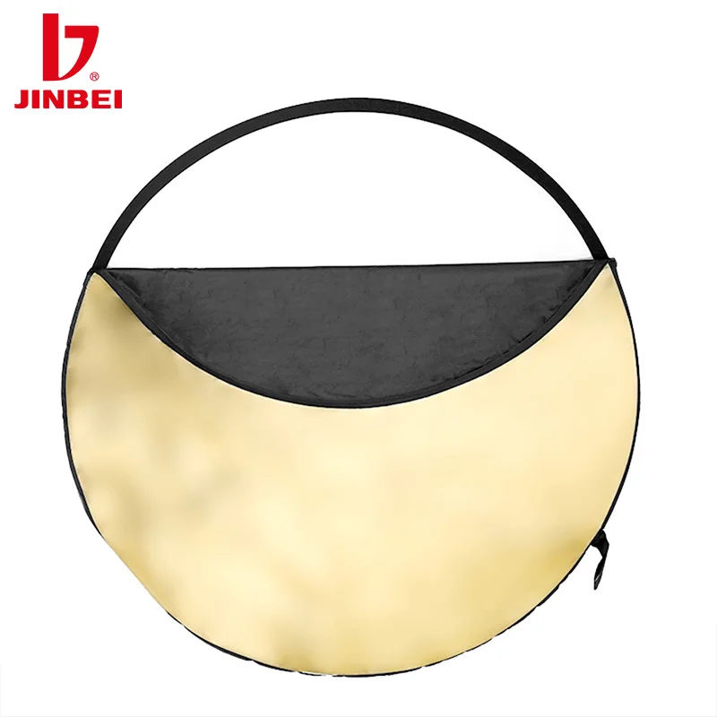 JINBEI 5in1 Reflector 80cm 110cm Photography Collapsible Round Portable Reflector Multi Color for Photography with Bag