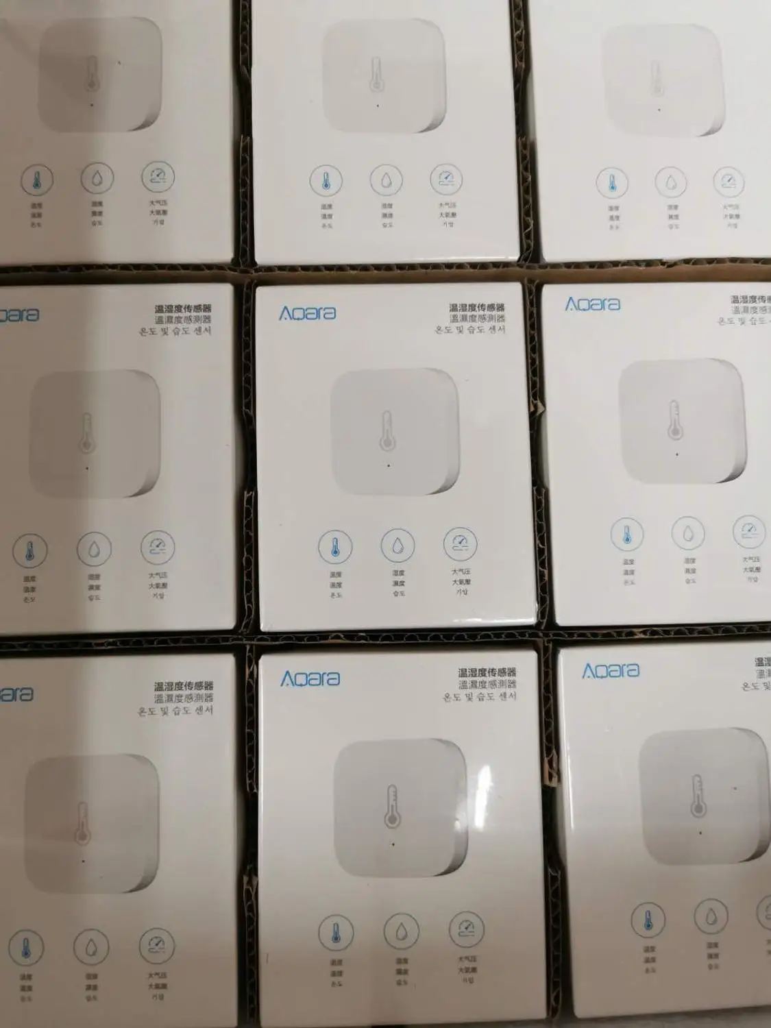 Aqara-Sensor inteligente de temperatura y humedad, dispositivo que funciona con Xiaomi Home, Android, IOS, Control por aplicación Homekit