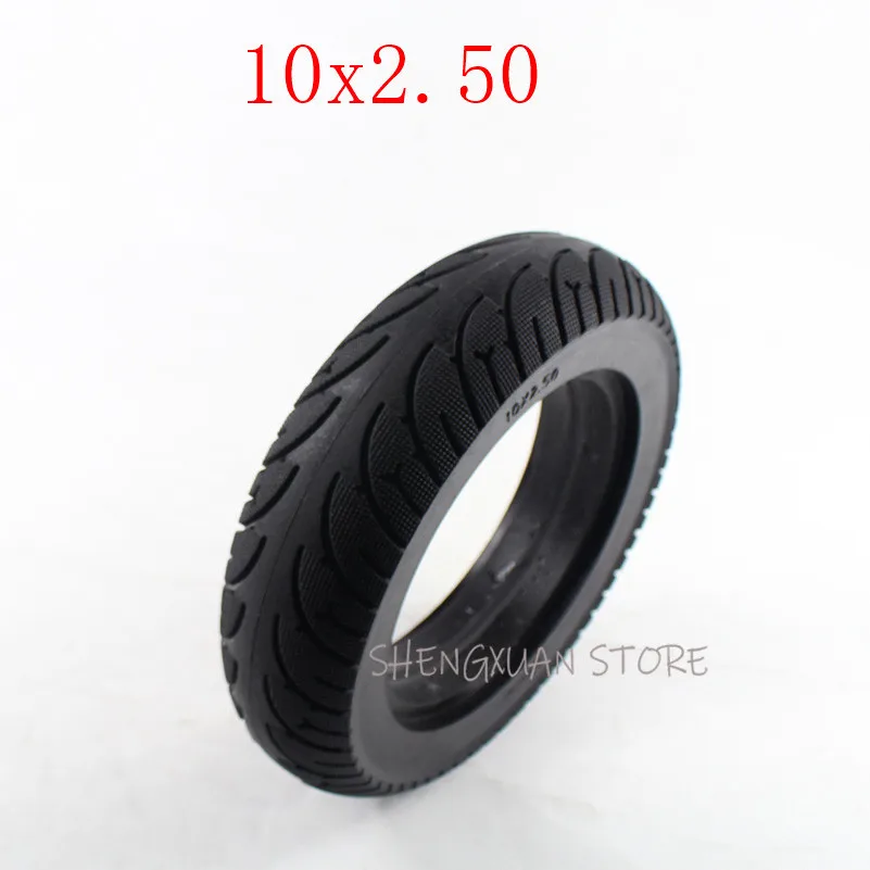 1 PCS 10 Inch Electric Skateboard Tire Vacuum Solid Tyre 10x2.50 for Electric Skateboard Skate Board Avoid Pneumatic Tyre