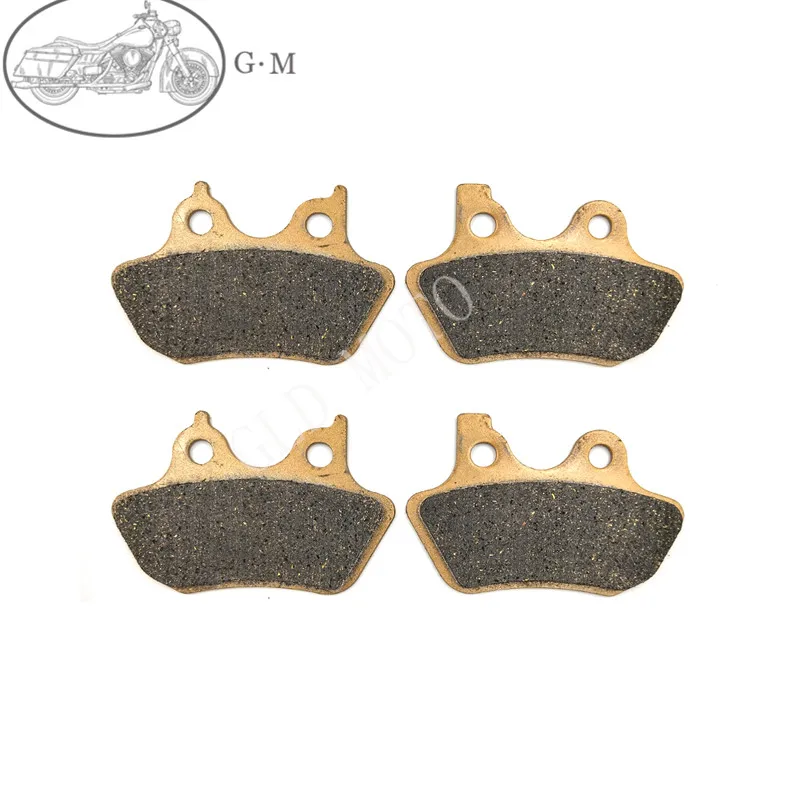 Front / Rear Brake Pads For Harley Touring Road King Dyna 00-07 Sportster XL 883 1200 00-03 V-Rod 02-05 Softail Fat Boy 00-05