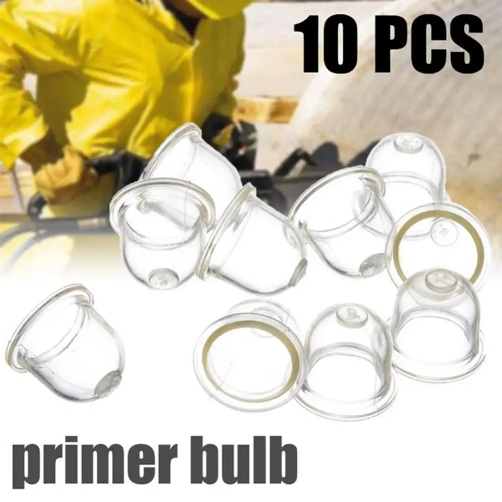 80% Dropshipping!! 10Pcs/Set 18mm Fuel Carburetor Primer Bulb Chainsawed Mower Blower Hedge Strimmer